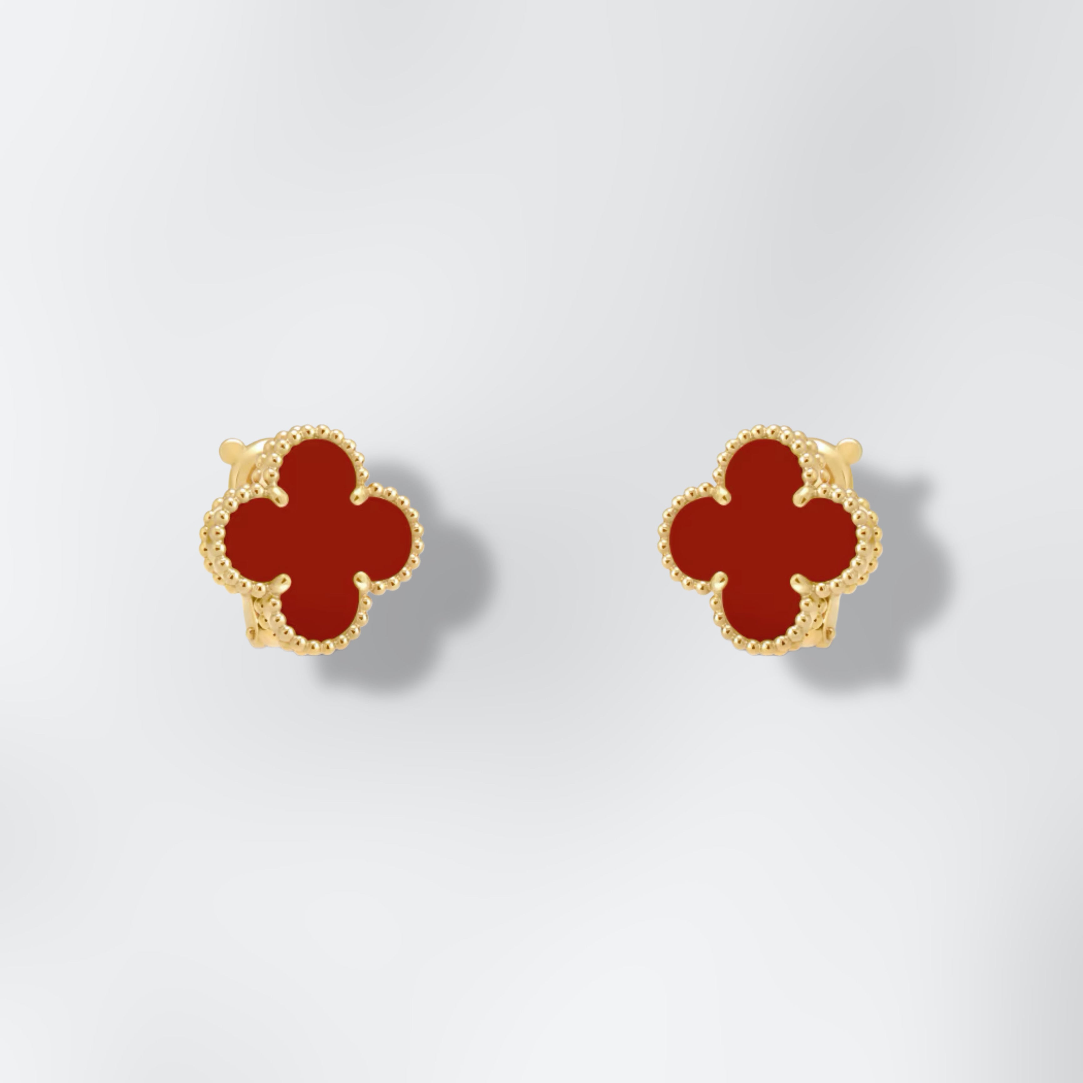 Boucles d'oreilles Cornaline Alhambra