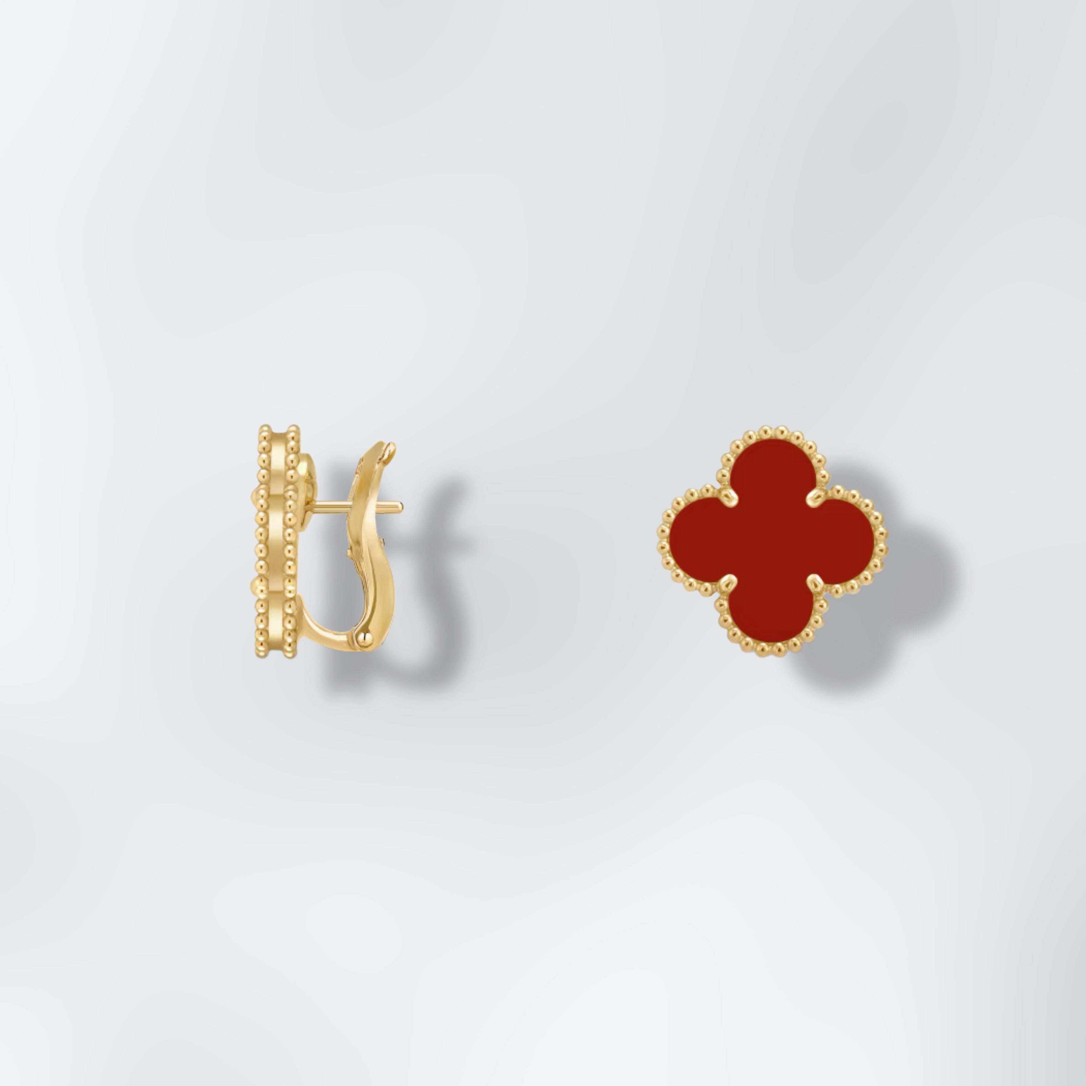 Boucles d'oreilles Cornaline Alhambra