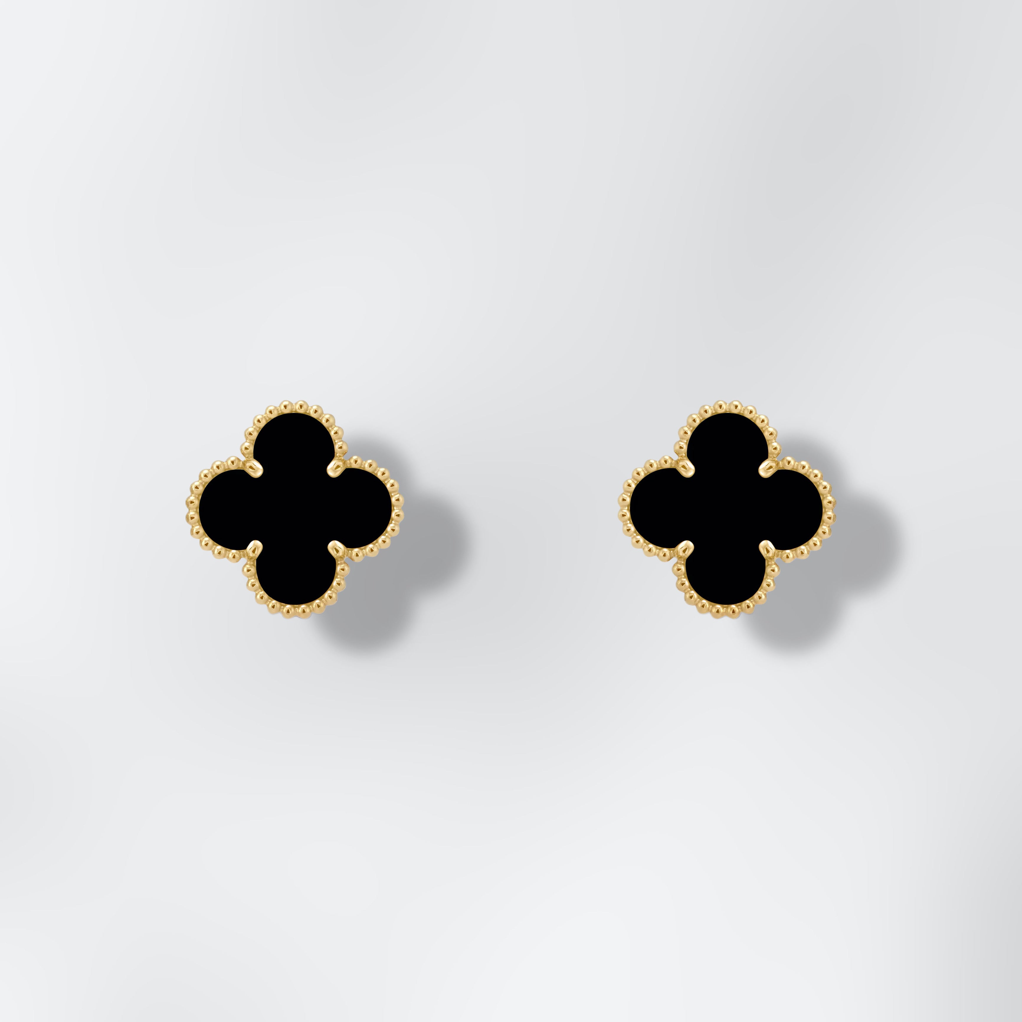 Boucles d'oreilles Onyx Alhambra