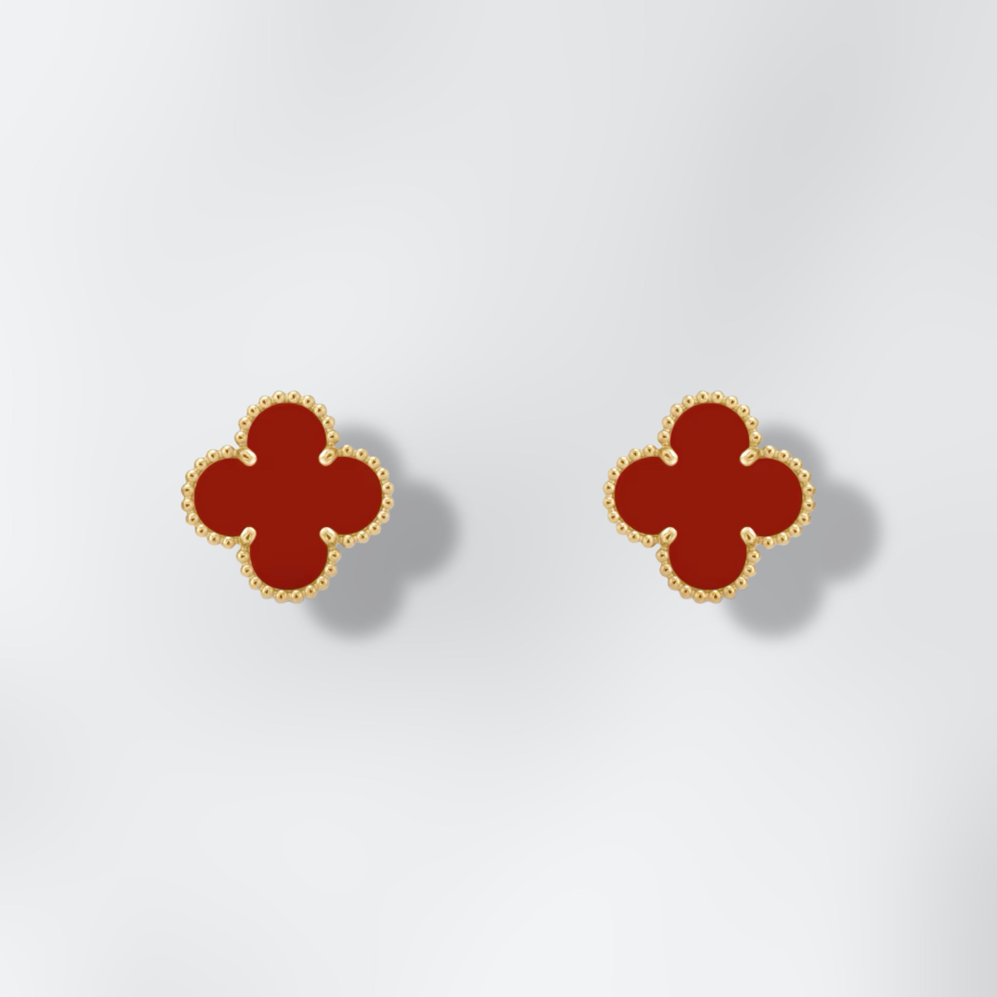 Boucles d'oreilles Cornaline Alhambra