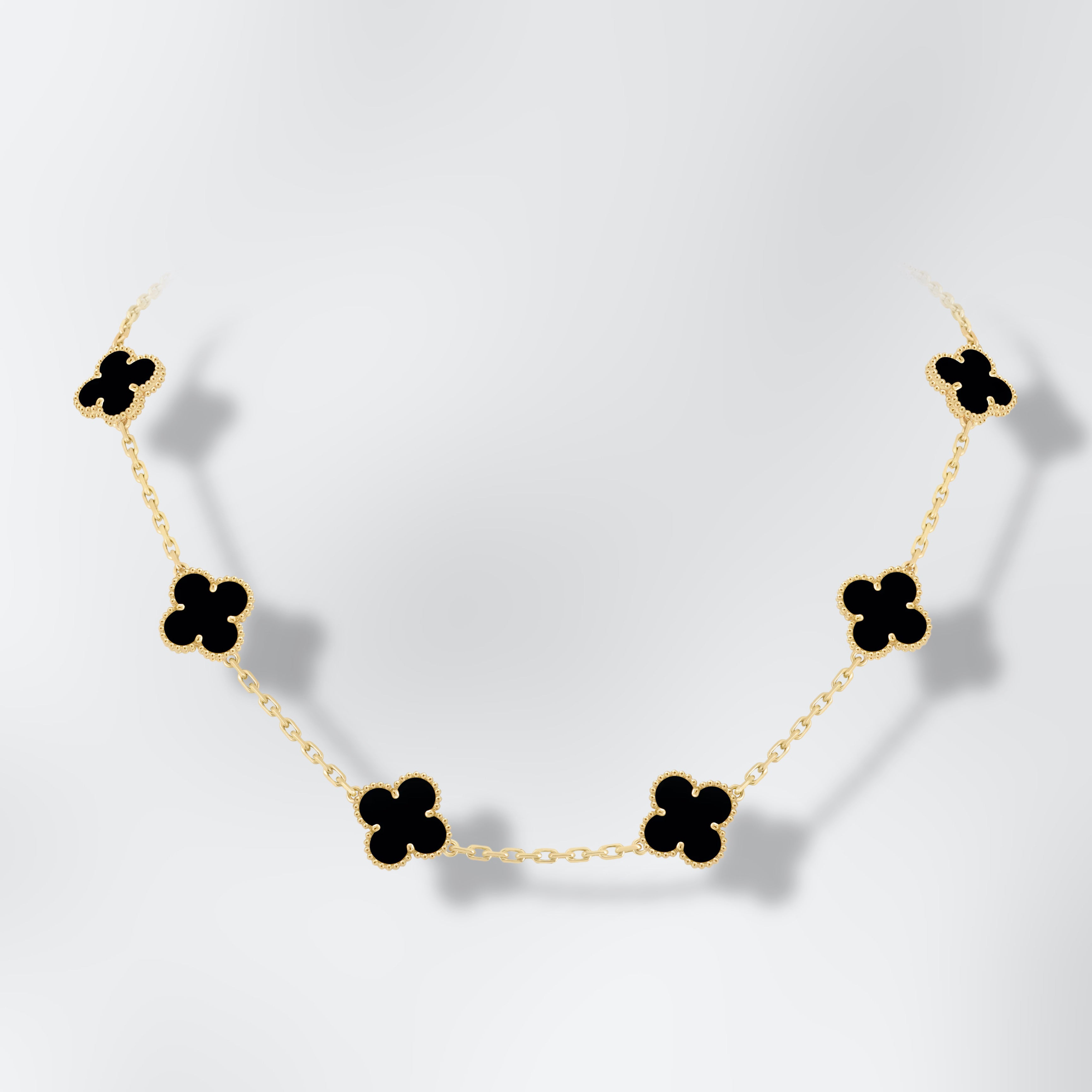 Collier Onyx Alhambra 10 motifs