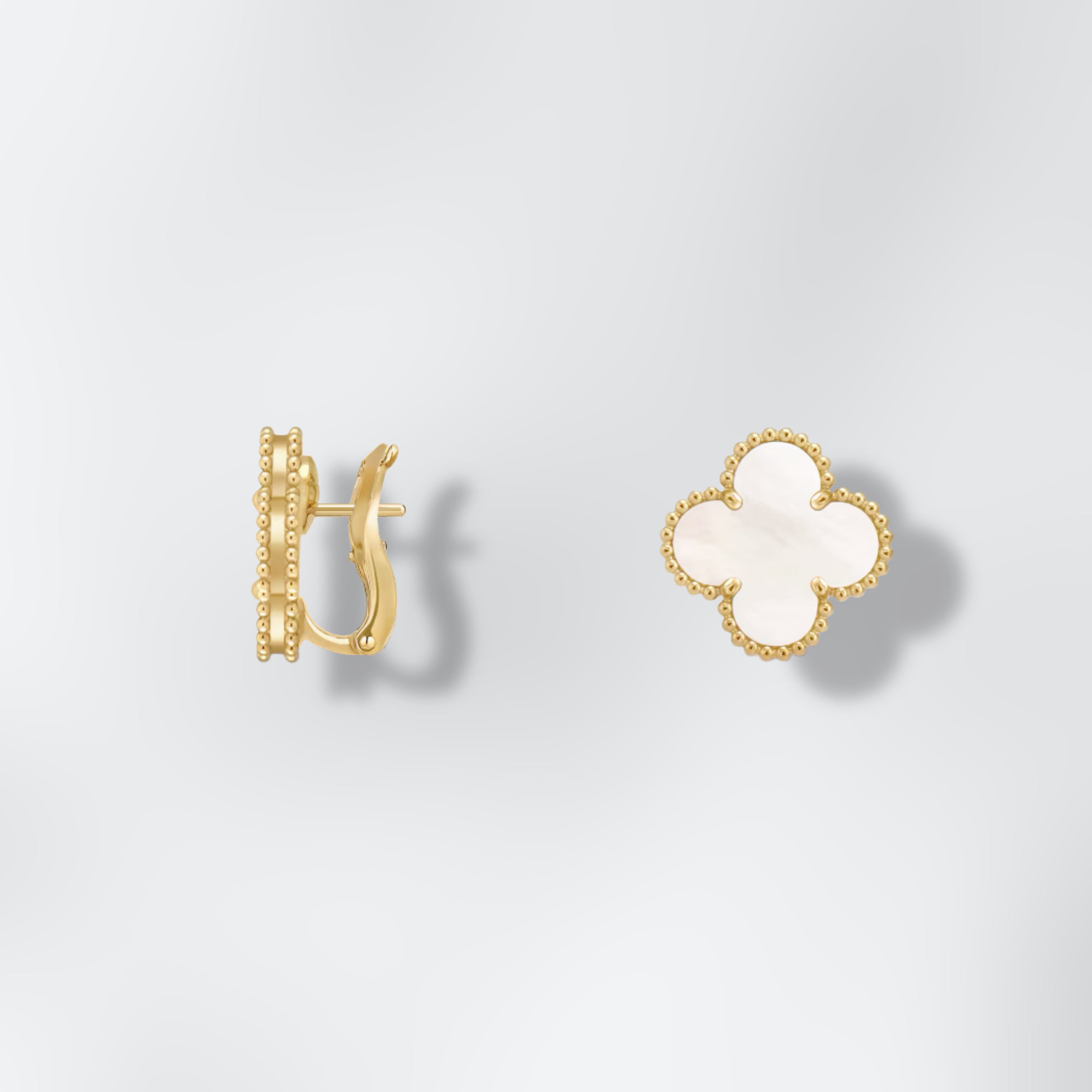 Boucles d'oreilles Nacre White Alhambra