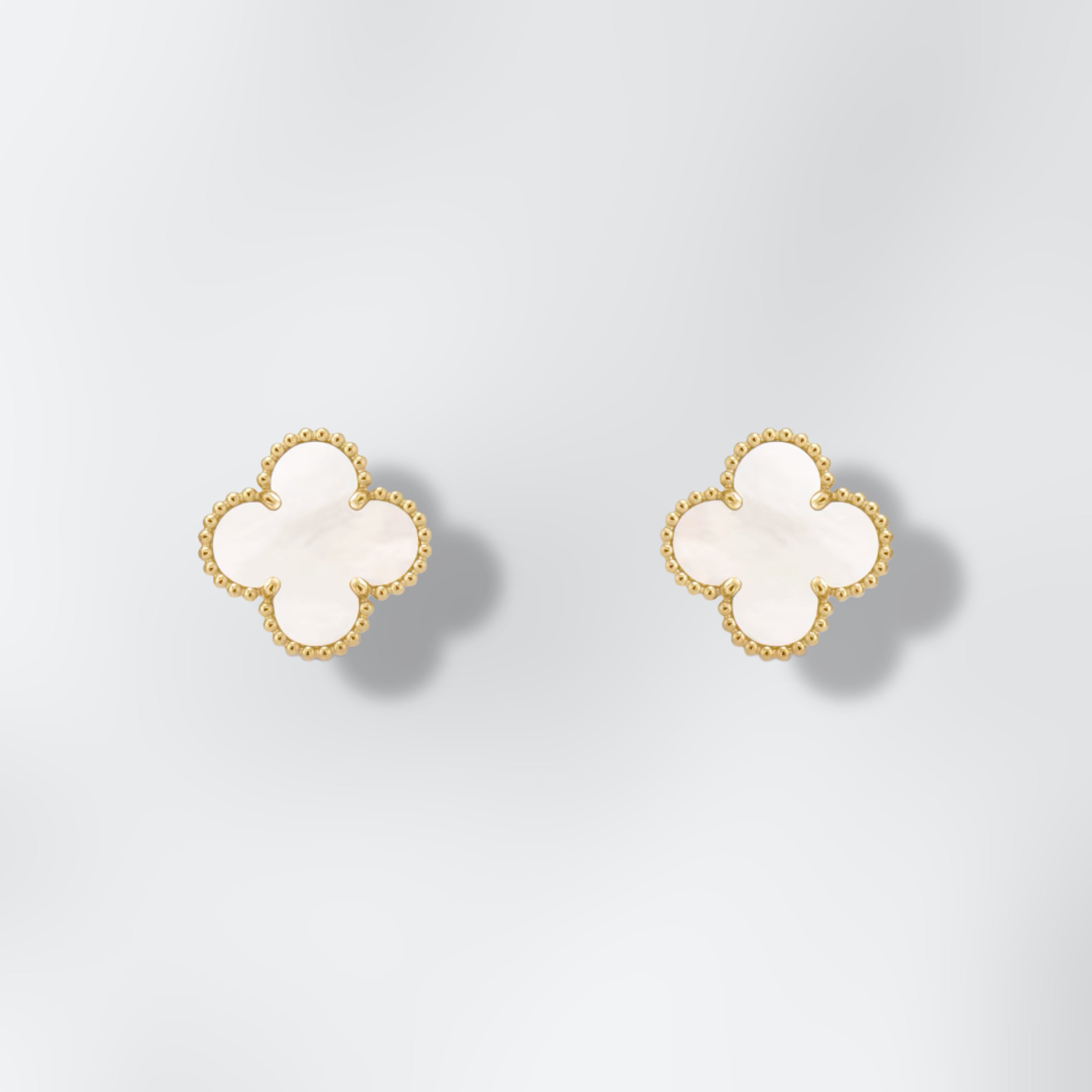 Boucles d'oreilles Nacre White Alhambra