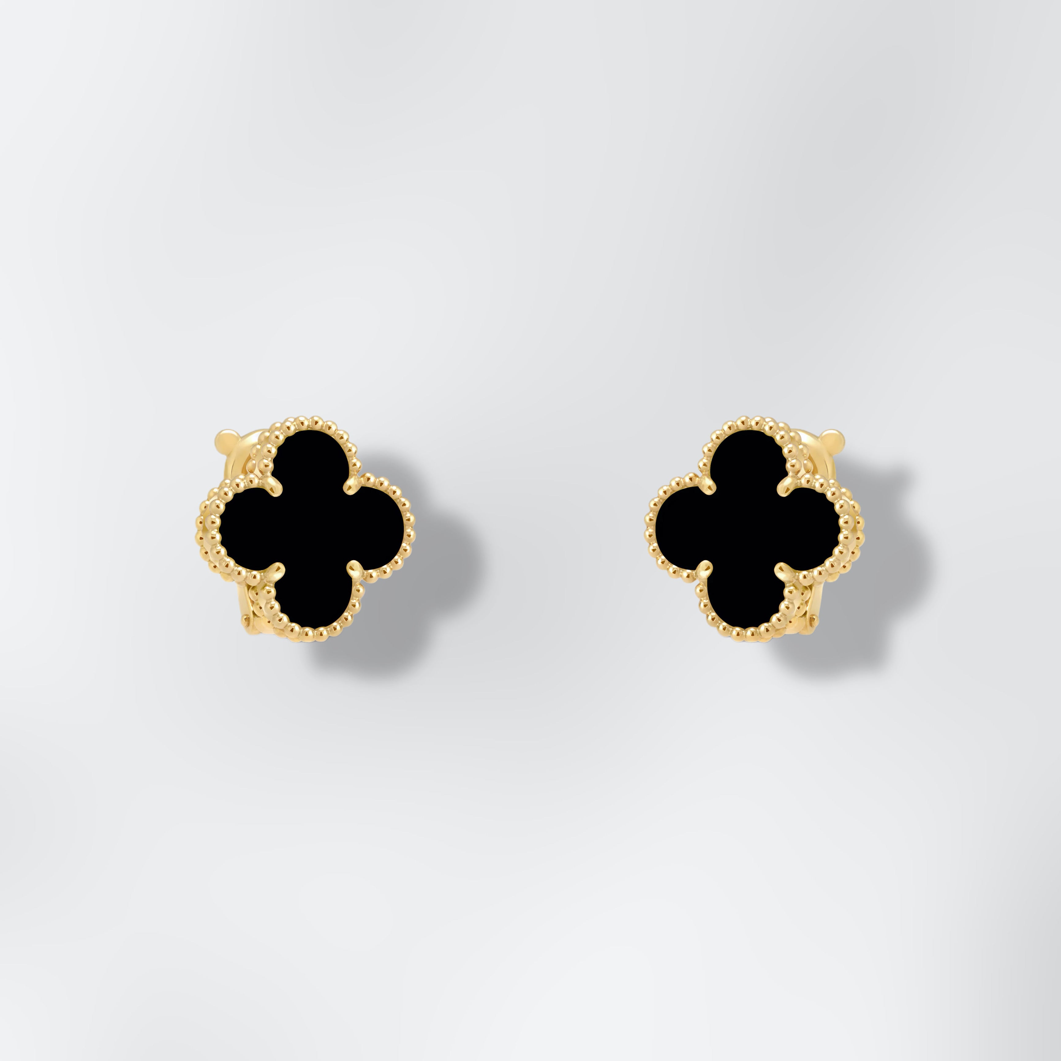 Boucles d'oreilles Onyx Alhambra