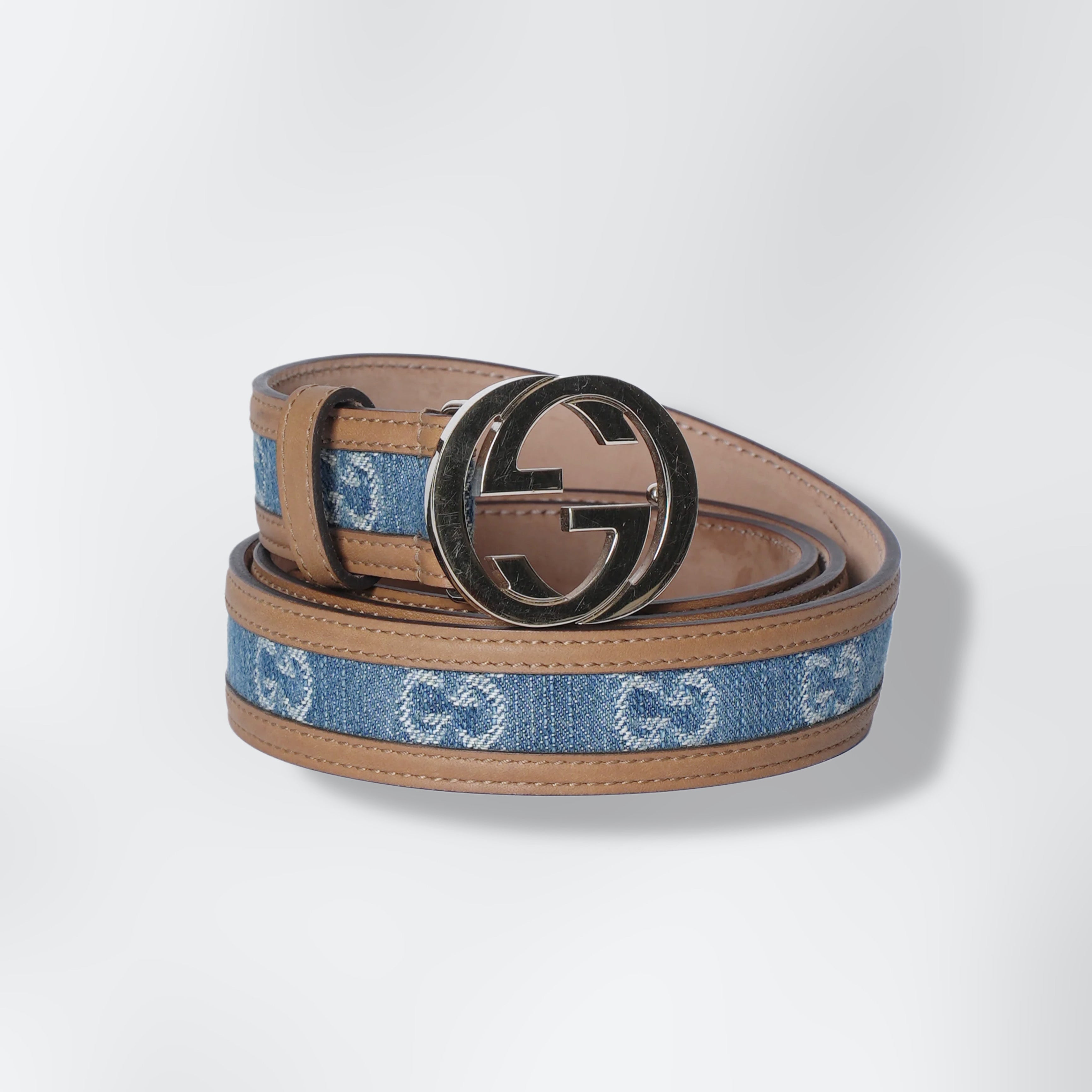 Ceinture en denim GG